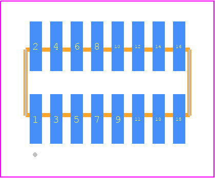 FTMH-108-02-FM-DV - SAMTEC PCB footprint - Other - Other - FTMH-108-02-XX-DV