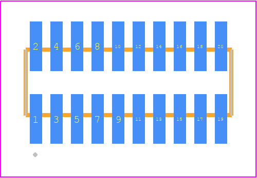 FTMH-110-02-F-DV - SAMTEC PCB footprint - Other - Other - FTMH-110-02-XX-DV