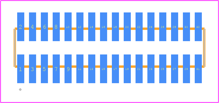 FTMH-116-02-LM-DV - SAMTEC PCB footprint - Other - Other - FTMH-116-02-XX-DV