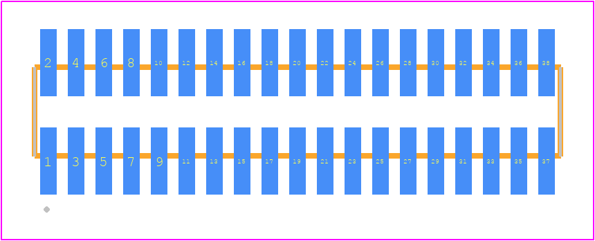 FTMH-119-02-LM-DV - SAMTEC PCB footprint - Other - Other - FTMH-119-02-XX-DV