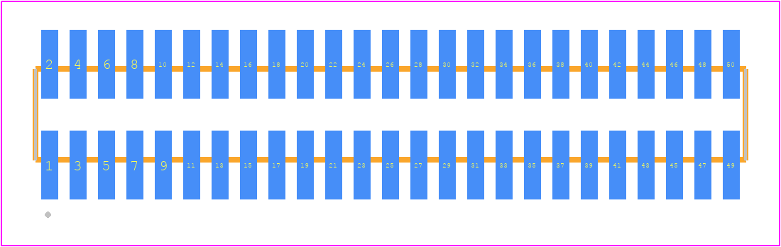 FTMH-125-02-F-DV - SAMTEC PCB footprint - Other - Other - FTMH-125-02-XX-DV