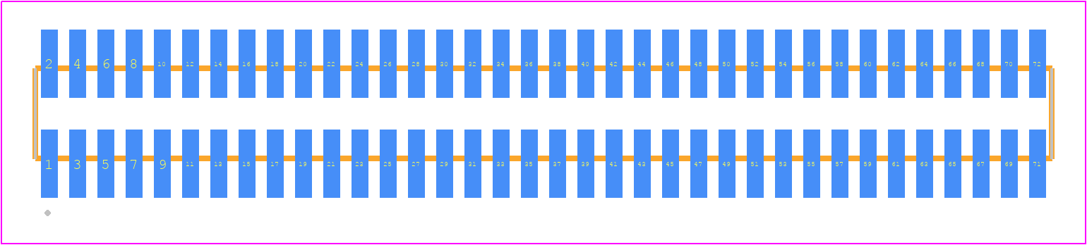 FTMH-136-02-FM-DV - SAMTEC PCB footprint - Other - Other - FTMH-136-02-XX-DV