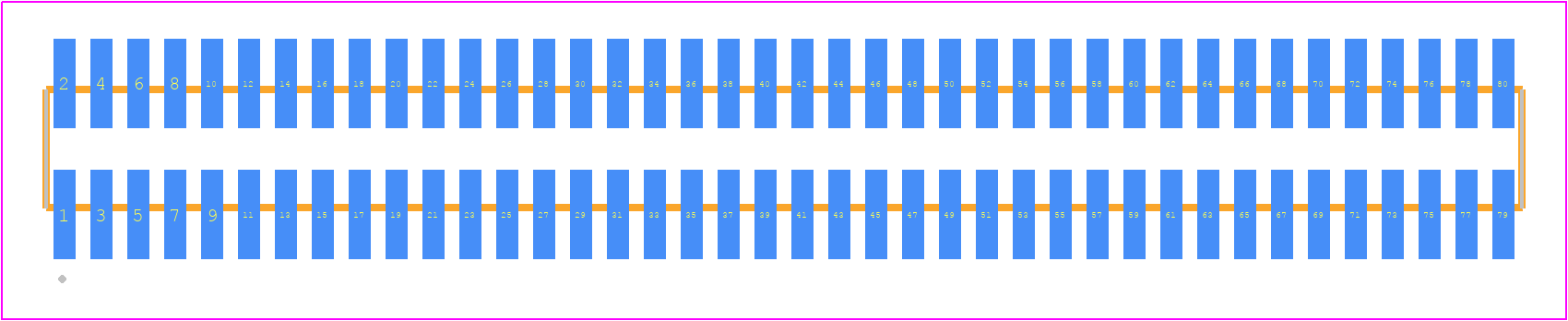 FTMH-140-02-H-DV - SAMTEC PCB footprint - Other - Other - FTMH-140-02-XX-DV