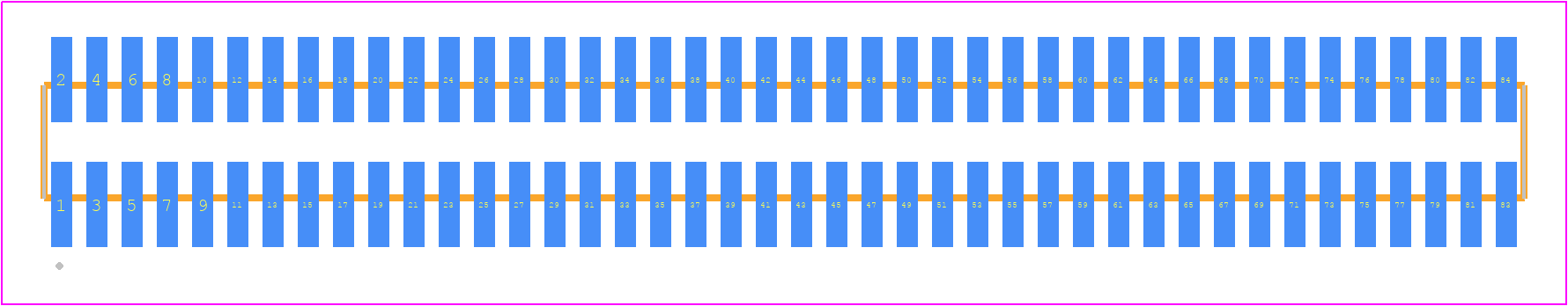 FTMH-142-02-G-DV - SAMTEC PCB footprint - Other - Other - FTMH-142-02-XX-DV