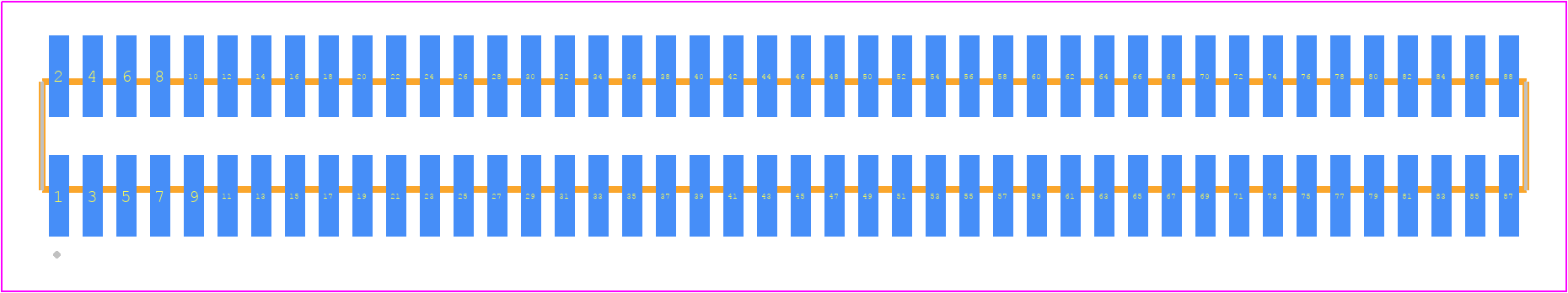 FTMH-144-02-G-DV - SAMTEC PCB footprint - Other - Other - FTMH-144-02-XX-DV