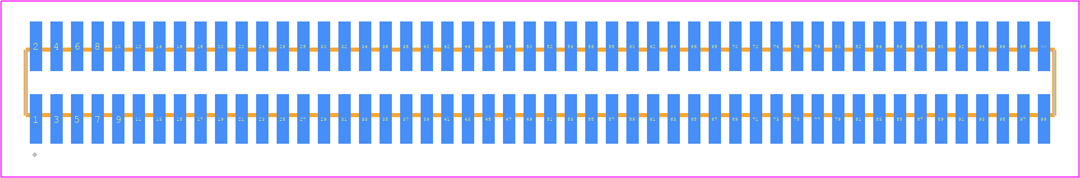 FTMH-150-02-G-DV - SAMTEC PCB footprint - Other - Other - FTMH-150-02-XX-DV