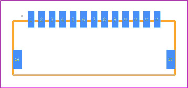 T1M-13-F-SH-L-K - SAMTEC PCB footprint - Other - Other - T1M-13-X-SH-L-K