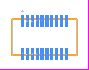 ST5-10-2.00-L-D-P-TR - SAMTEC PCB footprint - Other - Other - ST5-10-XXXX-L-D-P-TR
