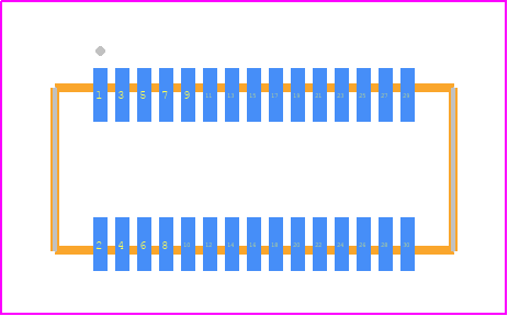 ST5-15-2.00-L-D-P-TR - SAMTEC PCB footprint - Other - Other - ST5-15-XXXX-L-D-P-TR