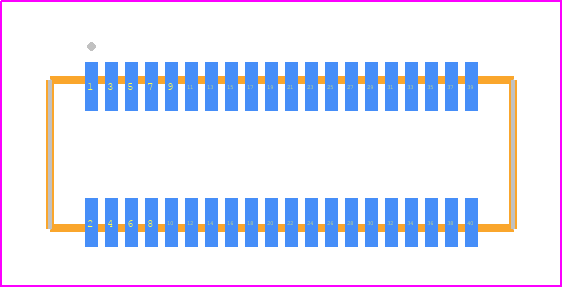 ST5-20-2.00-L-D-P-TR - SAMTEC PCB footprint - Other - Other - ST5-20-XXXX-L-D-P-TR