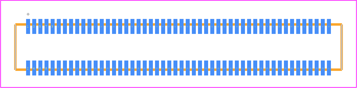 ST5-50-2.00-L-D-P-TR - SAMTEC PCB footprint - Other - Other - ST5-50-XXXX-L-D-P-TR