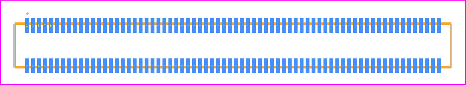 ST5-70-2.00-L-D-P-TR - SAMTEC PCB footprint - Other - Other - ST5-70-XXXX-L-D-P-TR
