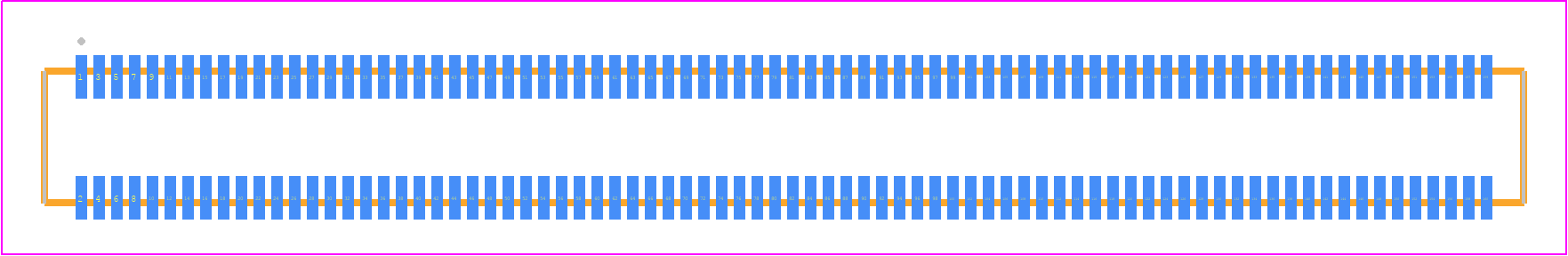 ST5-80-2.00-L-D-P-TR - SAMTEC PCB footprint - Other - Other - ST5-80-XXXX-L-D-P-TR