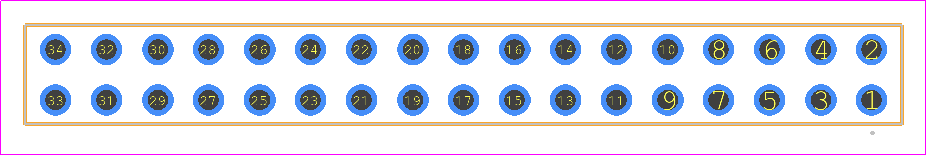 SSW-117--STL-D - SAMTEC PCB footprint - Other - Other - SSW-117-XX-YYY-D