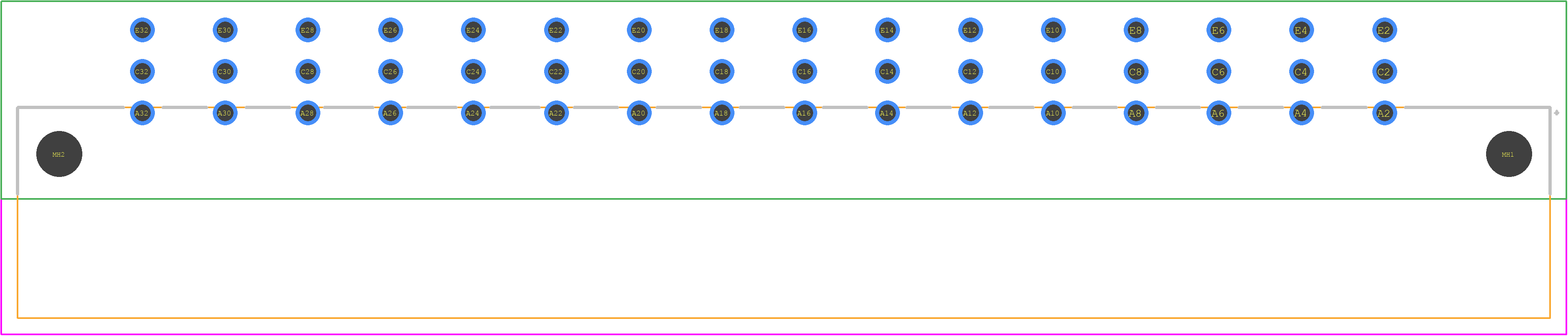 09051486920 - HARTING PCB footprint - Other - Other - 09051486920-3
