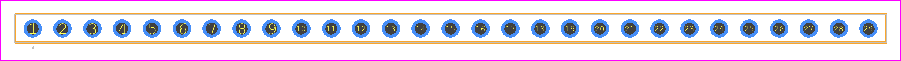 SSW-129-21-FM-S - SAMTEC PCB footprint - Other - Other - SSW-129-XX-YYY-S