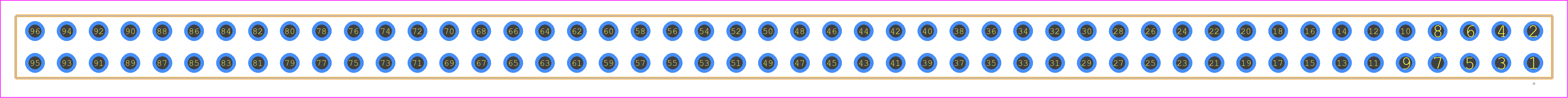 SSQ-148-02-L-D-LL - SAMTEC PCB footprint - Other - Other - SSQ-148-XX-YYY-D-LL