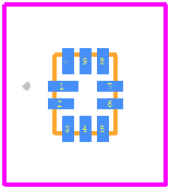 PI3A223ZMEX - Diodes Incorporated PCB footprint - Other - Other - PI3A223ZMEX-2