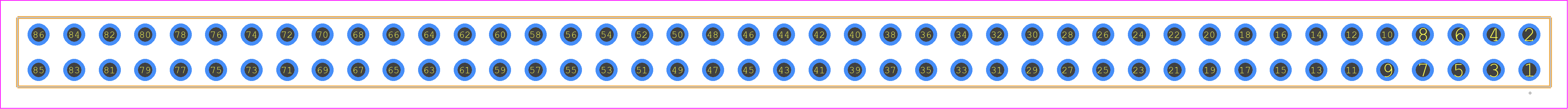 SSQ-143-02-S-D - SAMTEC PCB footprint - Other - Other - SSQ-143-XX-YYY-D