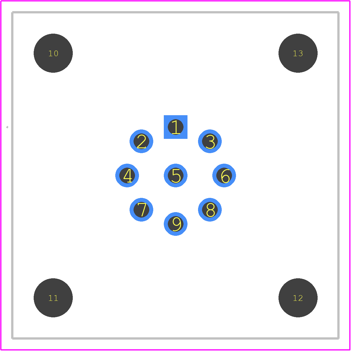 1-206852-2 - TE Connectivity PCB footprint - Other - Other - 1-206852-2-3