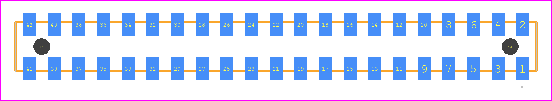 SQW-121-01-LM-D-VS-A-P - SAMTEC PCB footprint - Other - Other - SQW-121-01-XX-D-VS-A-P