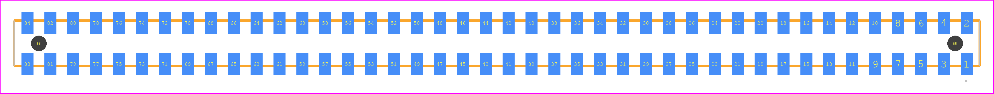 SQW-142-01-F-D-VS-A-P - SAMTEC PCB footprint - Other - Other - SQW-142-01-XX-D-VS-A-P