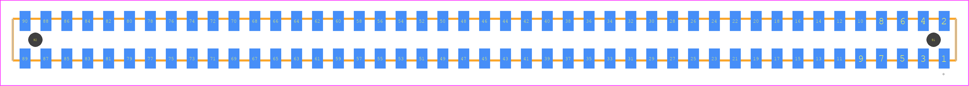 SQW-145-01-F-D-VS-A-P - SAMTEC PCB footprint - Other - Other - SQW-145-01-XX-D-VS-A-P