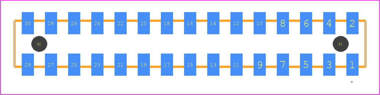 SQW-115-01-LM-D-VS-A-K-TR - SAMTEC PCB footprint - Other - Other - SQW-115-01-XX-D-VS-A-K-TR