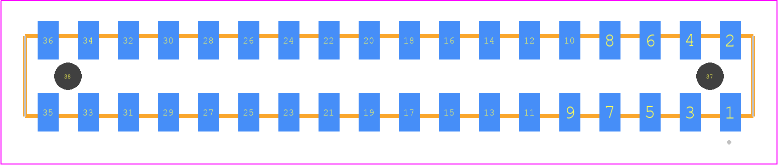 SQW-118-01-L-D-VS-A-K-TR - SAMTEC PCB footprint - Other - Other - SQW-118-01-XX-D-VS-A-K-TR