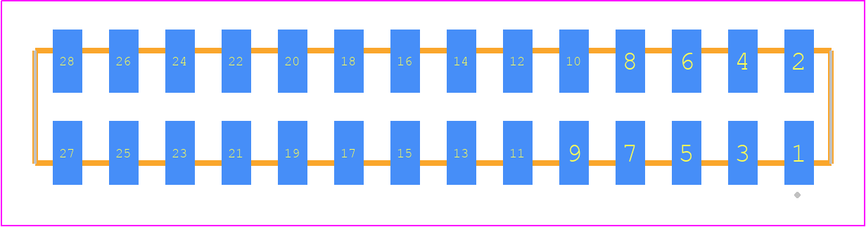 SQW-114-01-L-D-VS-TR - SAMTEC PCB footprint - Other - Other - SQW-114-01-XX-D-VS-TR