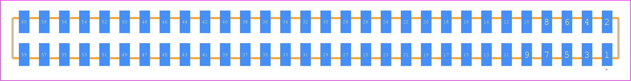 SQW-130-01-STL-D-VS-TR - SAMTEC PCB footprint - Other - Other - SQW-130-01-XX-D-VS-TR