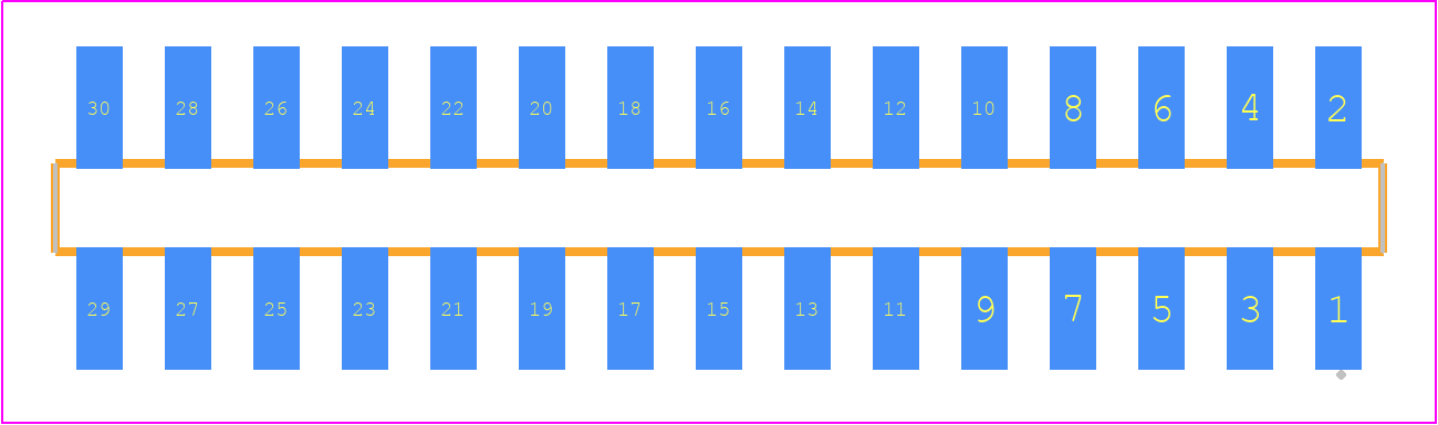SMM-115-02-L-D-K - SAMTEC PCB footprint - Other - Other - SMM-115-02-XX-D-K