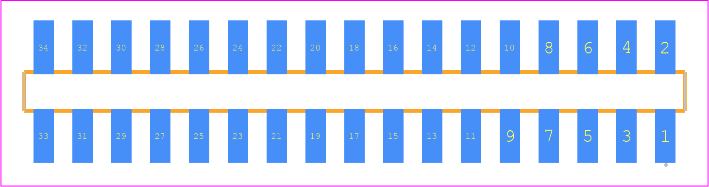 SMM-117-02-SM-D-K - SAMTEC PCB footprint - Other - Other - SMM-117-02-XX-D-K