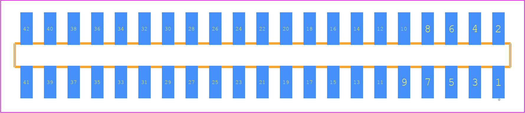 SMM-121-02-S-D-K - SAMTEC PCB footprint - Other - Other - SMM-121-02-XX-D-K