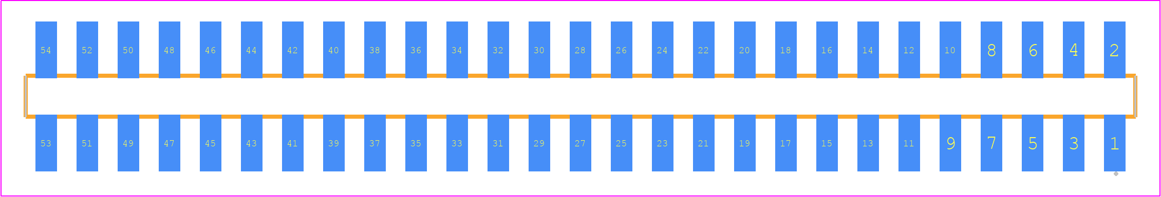 SMM-127-02-H-D-K - SAMTEC PCB footprint - Other - Other - SMM-127-02-XX-D-K