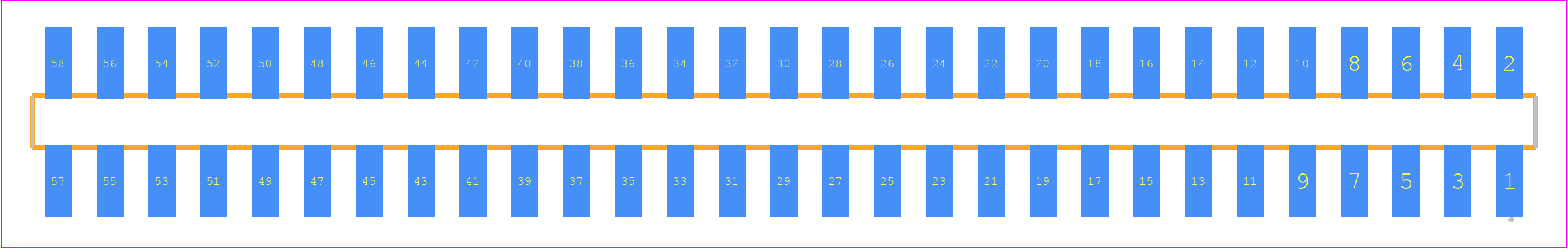 SMM-129-02-S-D-K - SAMTEC PCB footprint - Other - Other - SMM-129-02-XX-D-K