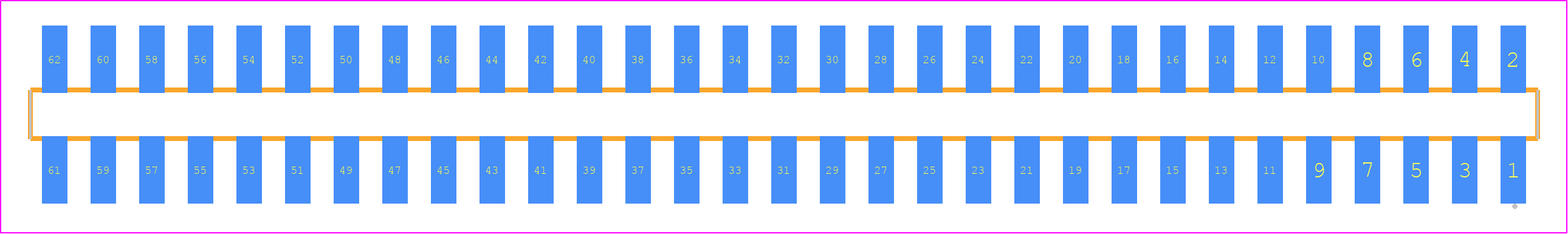 SMM-131-02-H-D-K - SAMTEC PCB footprint - Other - Other - SMM-131-02-XX-D-K