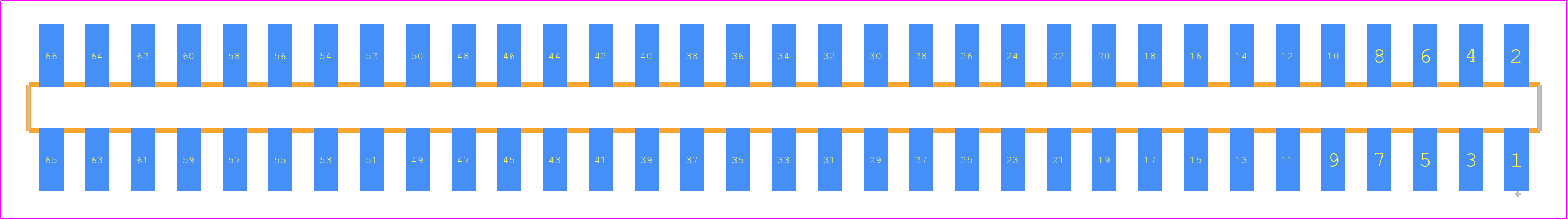SMM-133-02-H-D-K - SAMTEC PCB footprint - Other - Other - SMM-133-02-XX-D-K