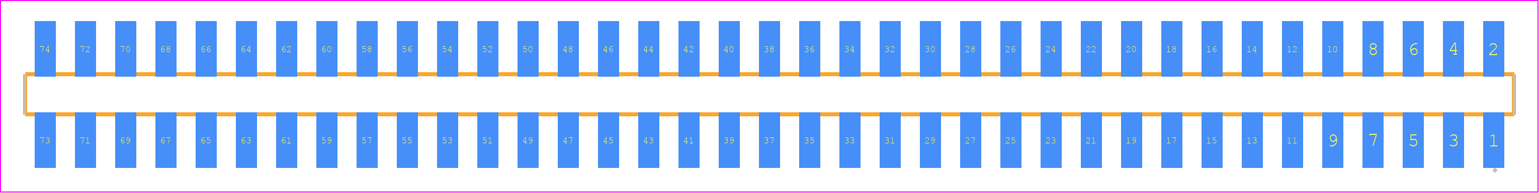 SMM-137-02-L-D-K - SAMTEC PCB footprint - Other - Other - SMM-137-02-XX-D-K