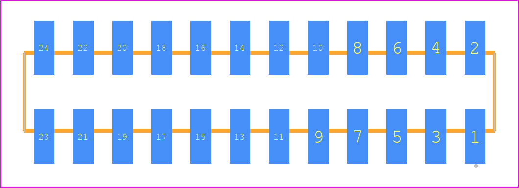 SMM-112-02-SM-D-TR - SAMTEC PCB footprint - Other - Other - SMM-112-02-XX-D-TR
