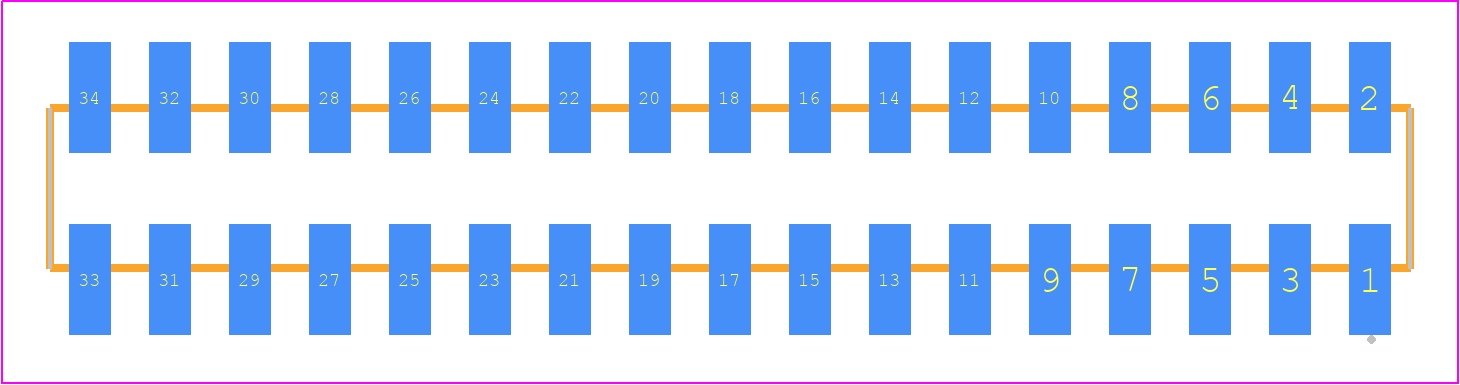 SMM-117-02-H-D-TR - SAMTEC PCB footprint - Other - Other - SMM-117-02-XX-D-TR