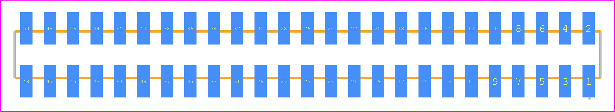 SMM-125-02-S-D-TR - SAMTEC PCB footprint - Other - Other - SMM-125-02-XX-D-TR