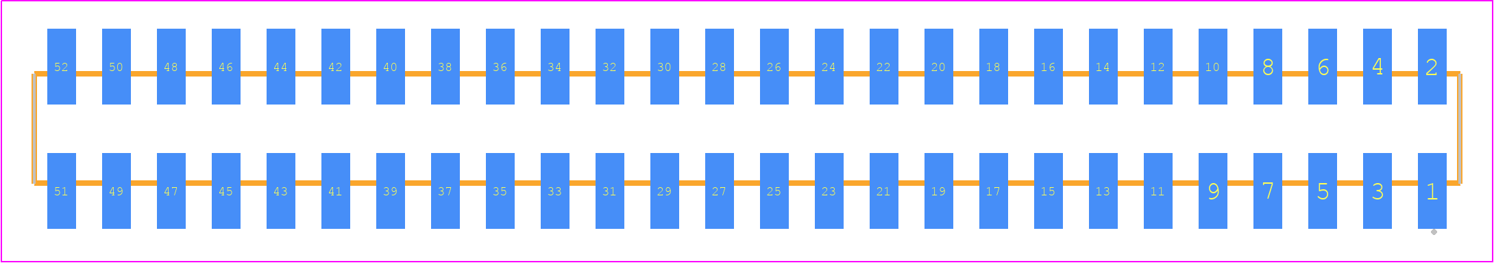 SMM-126-02-F-D-TR - SAMTEC PCB footprint - Other - Other - SMM-126-02-XX-D-TR