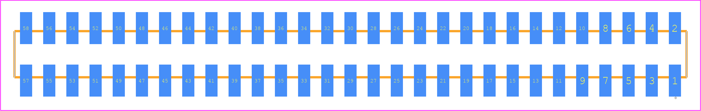 SMM-129-02-S-D-TR - SAMTEC PCB footprint - Other - Other - SMM-129-02-XX-D-TR