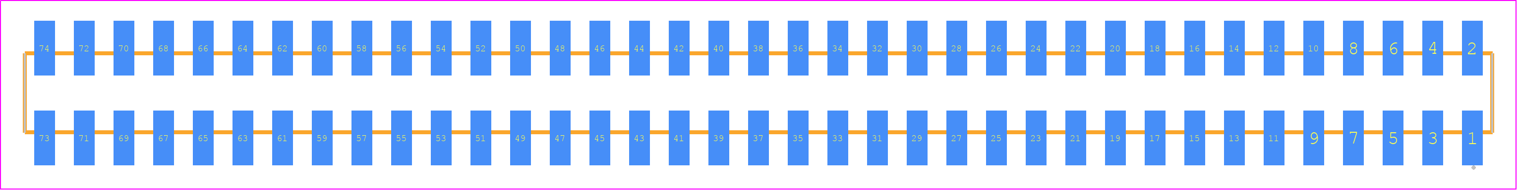 SMM-137-02-F-D-TR - SAMTEC PCB footprint - Other - Other - SMM-137-02-XX-D-TR