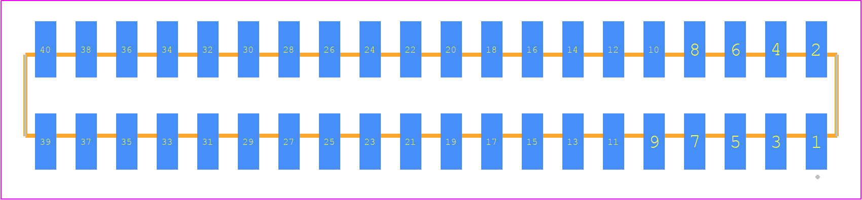 SMM-120-02-SM-D-K-TR - SAMTEC PCB footprint - Other - Other - SMM-120-02-XX-D-K-TR