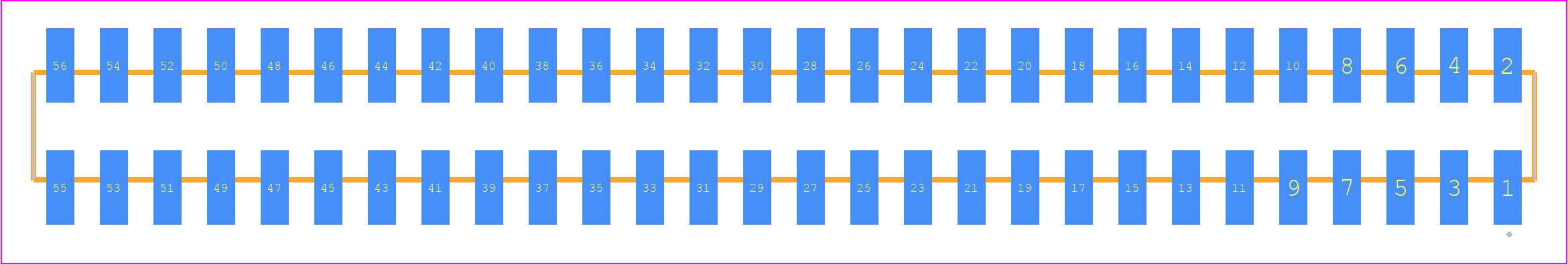 SMM-128-02-F-D-K-TR - SAMTEC PCB footprint - Other - Other - SMM-128-02-XX-D-K-TR