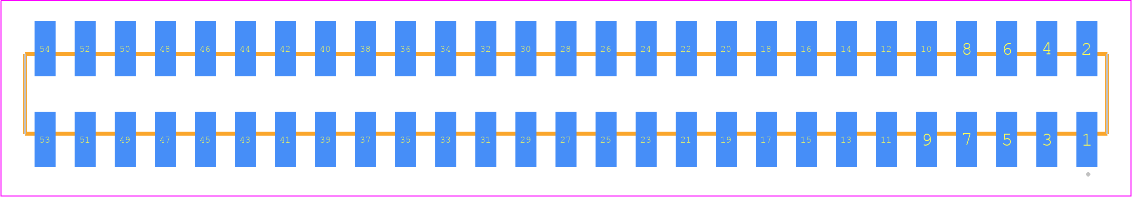 SMM-127-02-F-D - SAMTEC PCB footprint - Other - Other - SMM-127-02-XX-D