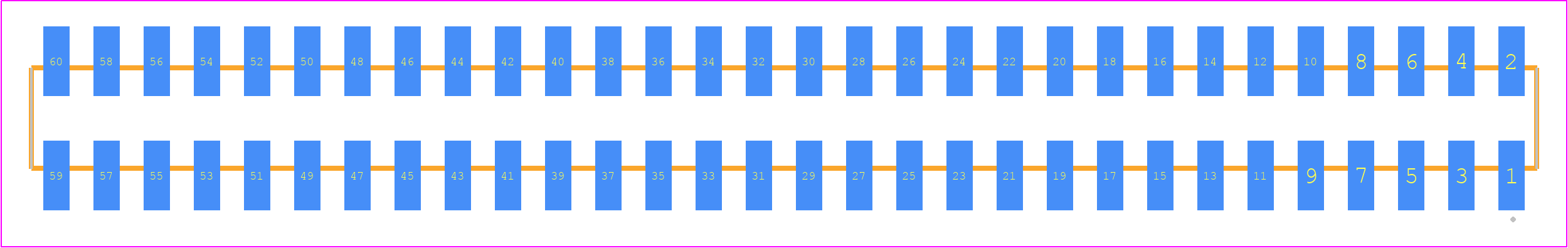 SMM-130-02-F-D - SAMTEC PCB footprint - Other - Other - SMM-130-02-XX-D