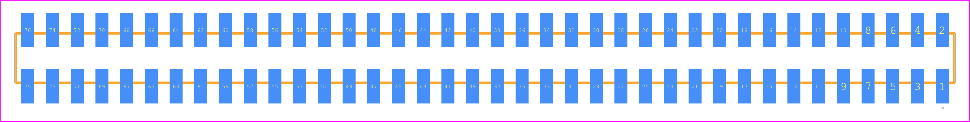 SMM-138-02-F-D - SAMTEC PCB footprint - Other - Other - SMM-138-02-XX-D